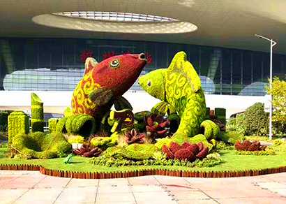 植物绿雕定制厂家提升绿雕景观效果
